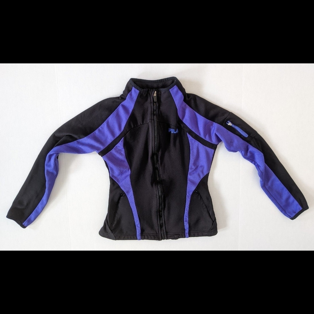 Fila Black and Purple Jacket